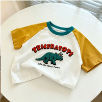 Thumbnail for StreetBoy – Grintosa e comoda – Maglietta per bambini con maniche raglan e stampa