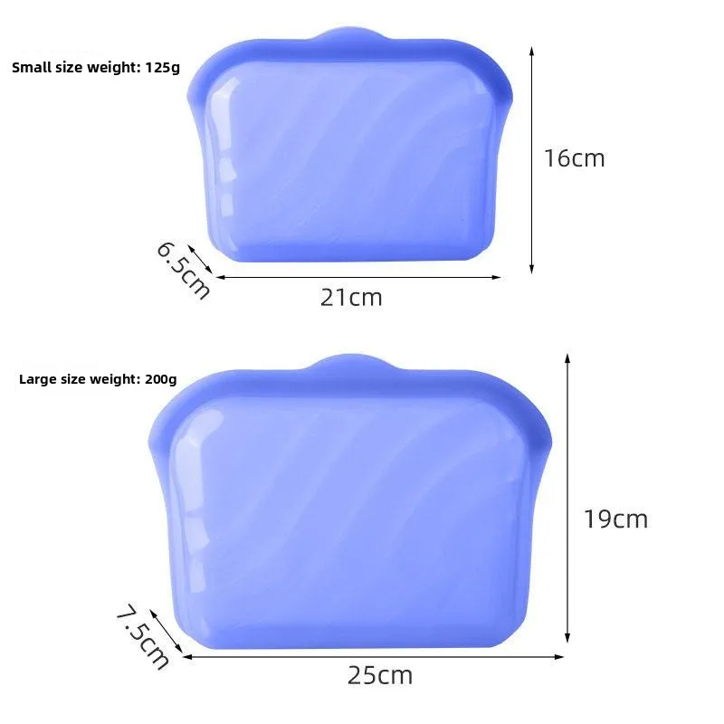 MealSaver – Pratico e riutilizzabile – Sacchetto in silicone per la conservazione degli alimenti