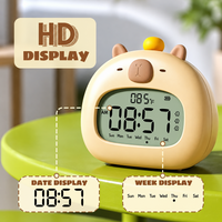 Thumbnail for CappyClock – Carino e multifunzionale – Sveglia digitale per bambini con lucina notturna