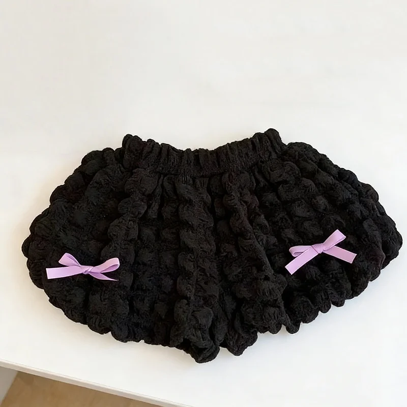 LovelyBloom – Morbidi e carini – Pantaloncini da bambino con volant e fiocco