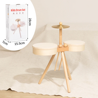 Thumbnail for Kids Wooden Drum Toy – Musica e creatività – Set di batteria giocattolo