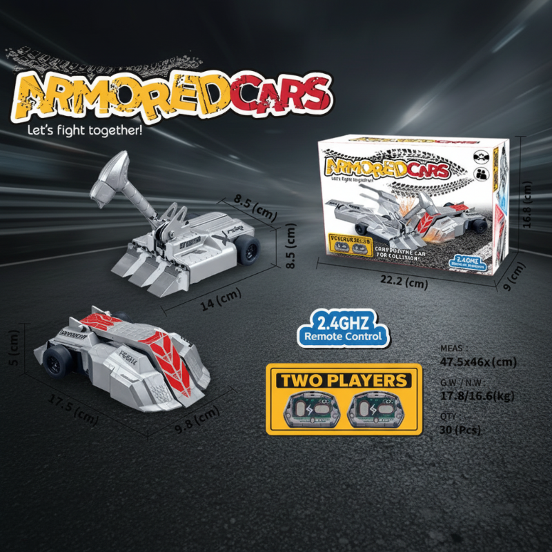 BattleCars – Resistente e durevole – Set RC Pantserauto