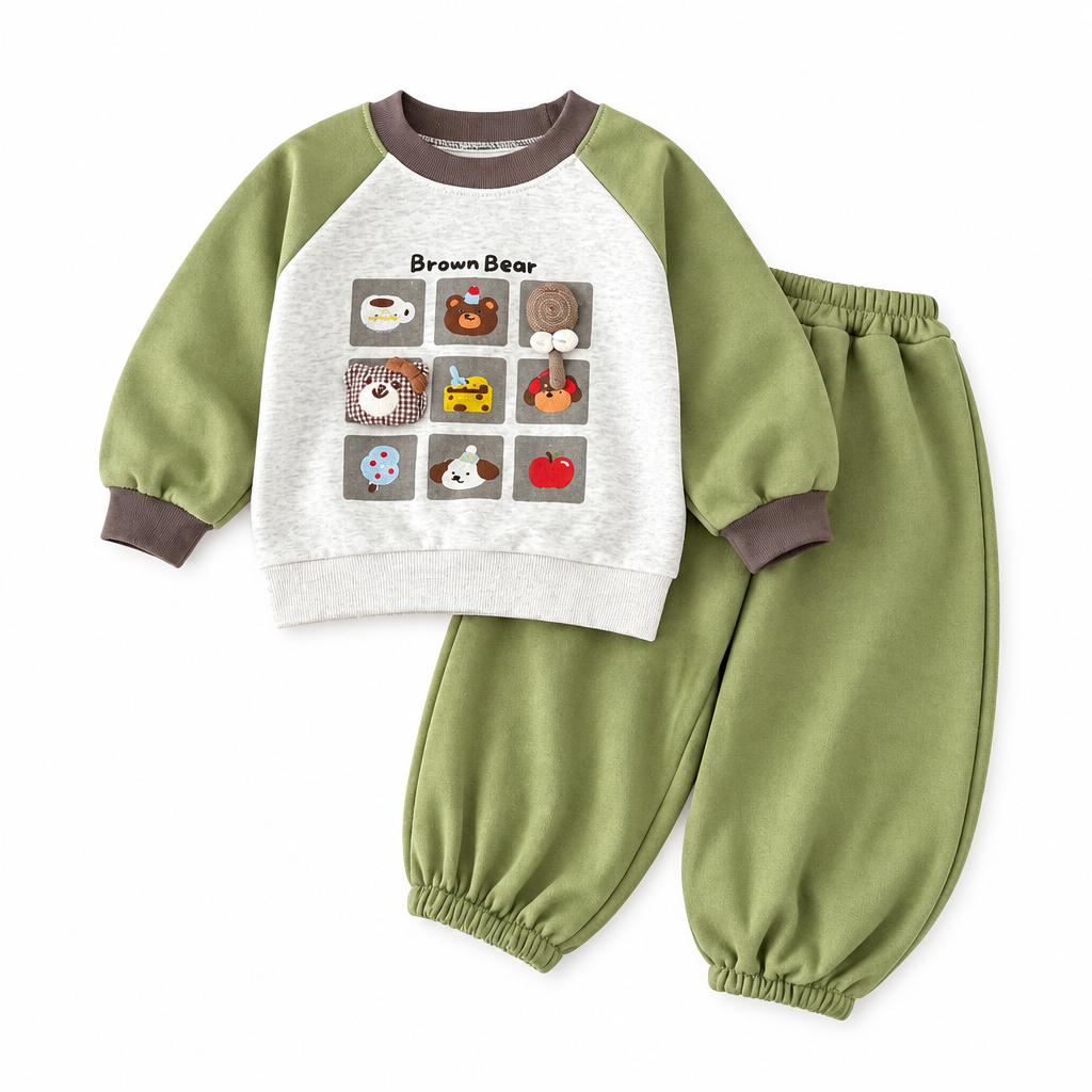 MiniBuddy – Morbido e pratico – Set di maglioni a maniche lunghe per bambini