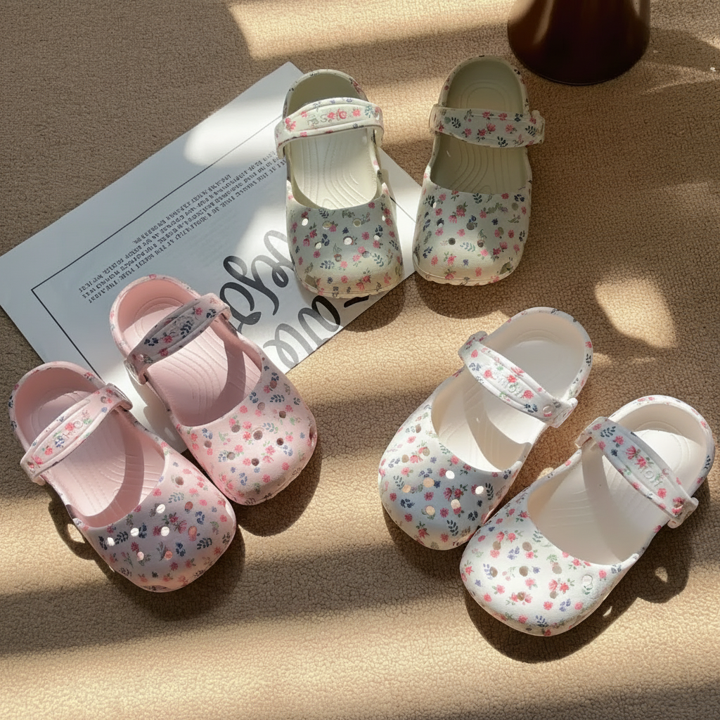 FlowerFeet – Eleganti e comodi – Sandali con motivi floreali