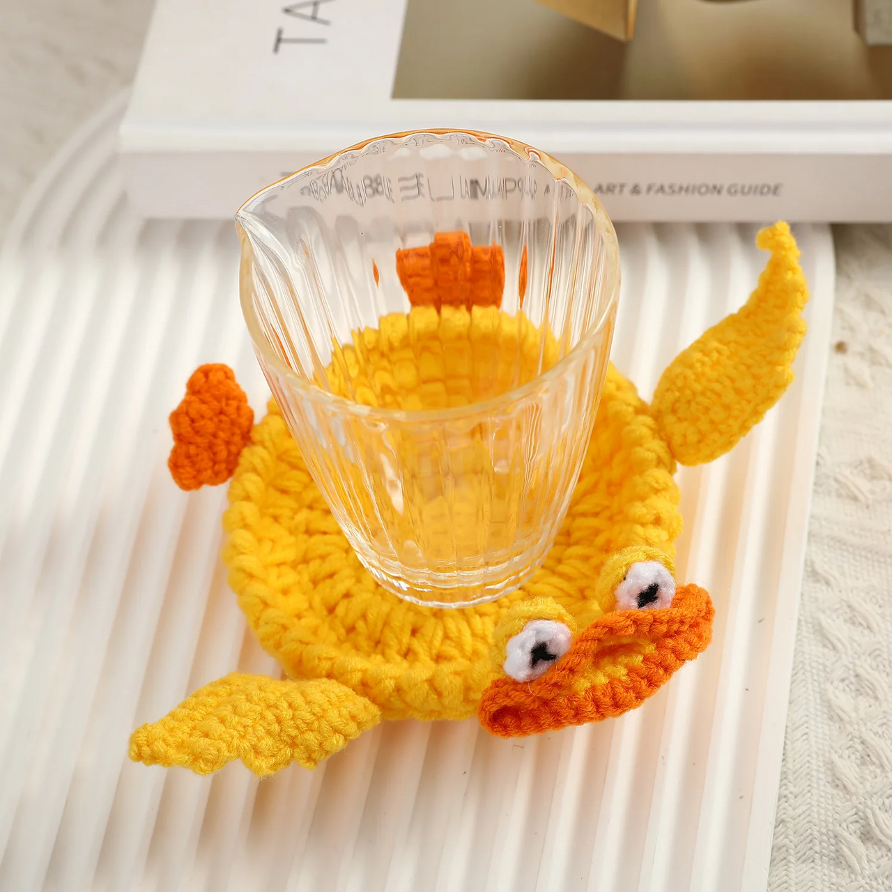 FunnyCritter – Divertente e unico – Tovaglietta con animaletti all’uncinetto
