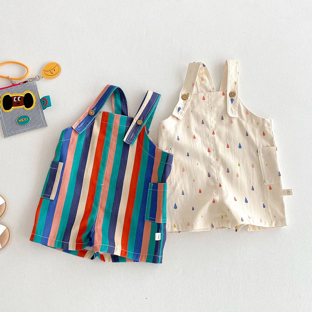 TinyStyle – Divertenti e comodi – Salopette per bambini con stampa