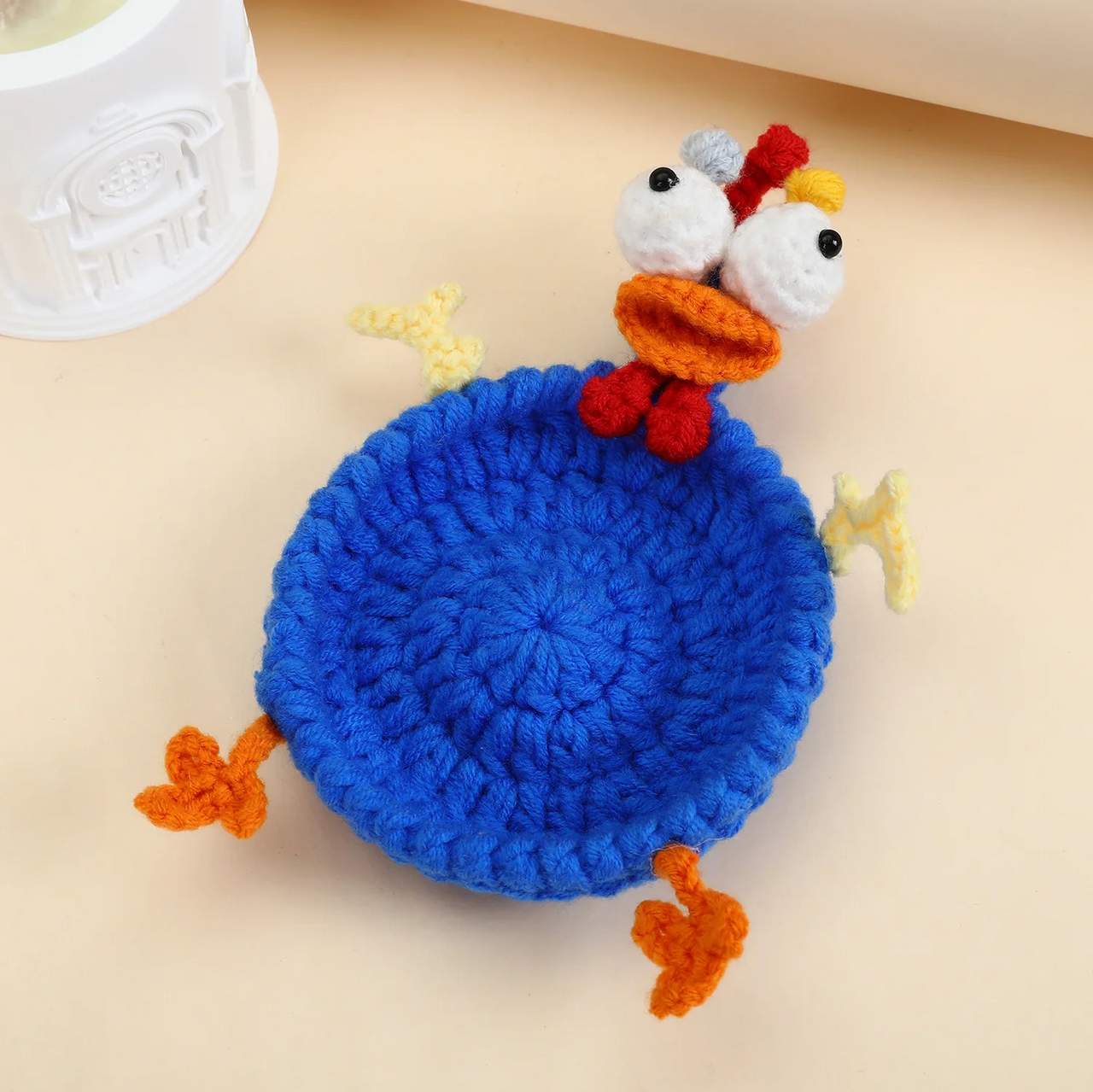 FunnyCritter – Divertente e unico – Tovaglietta con animaletti all’uncinetto