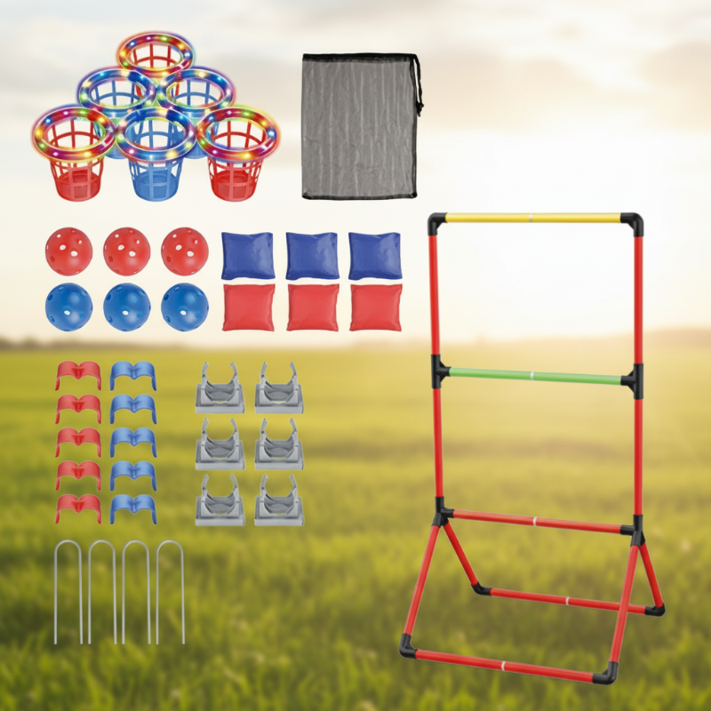Sandbag Toss Game – Interattivo e all'aperto – Set di giochi con sacchetti di semi