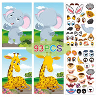 Thumbnail for Funny Faces™ – Divertimento animale e divertimento appiccicoso – Libro di adesivi riutilizzabili
