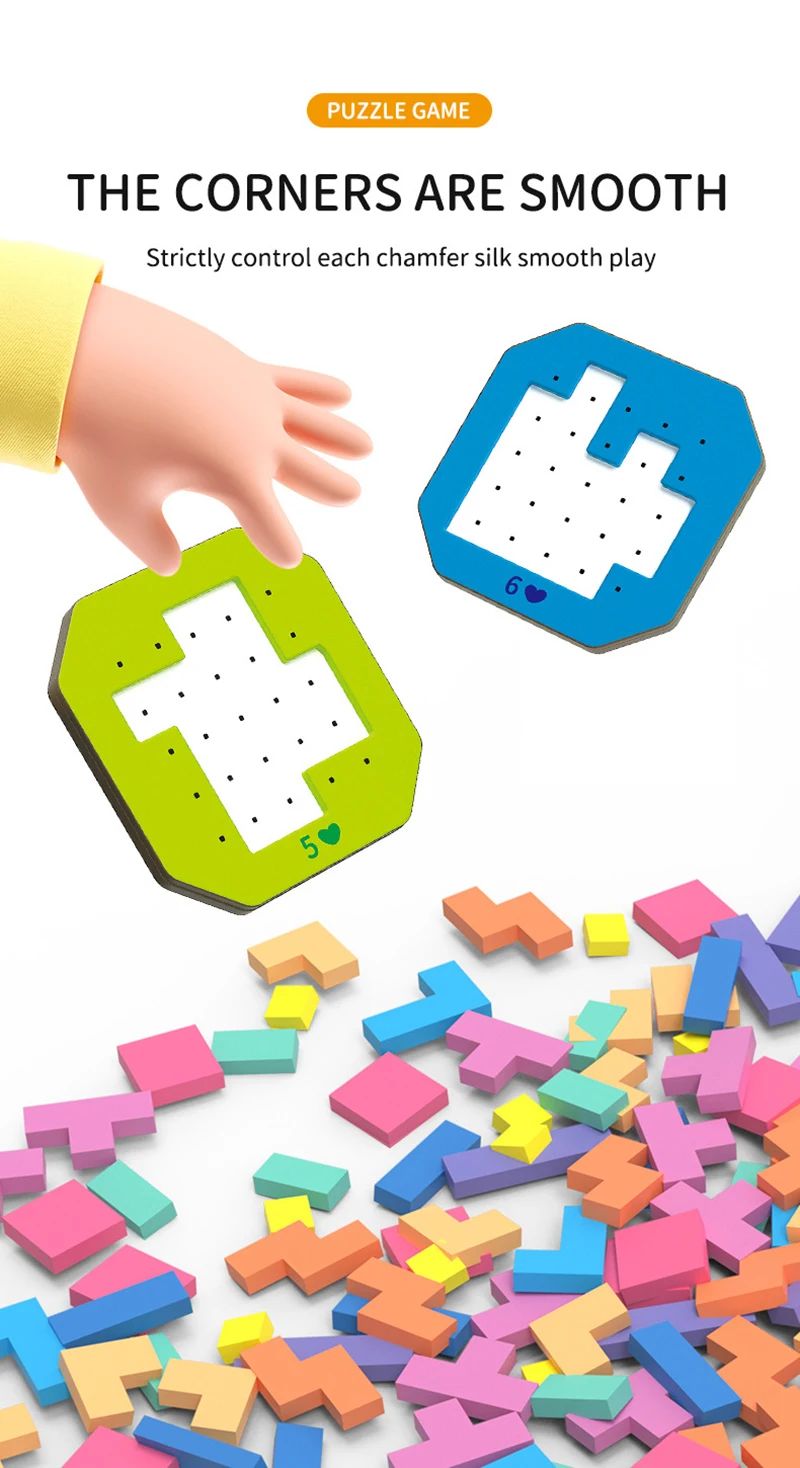 Logic Blocks™ – Colore e creatività – Puzzle geometrici
