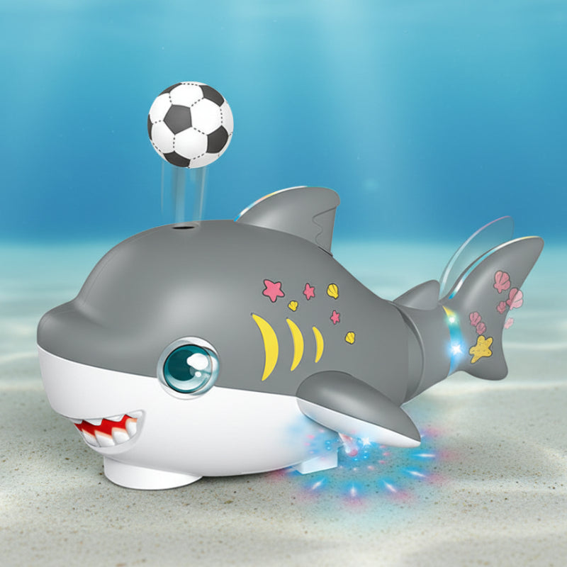 BubbleShark – Giocoso e interattivo – Squalo che soffia bolle