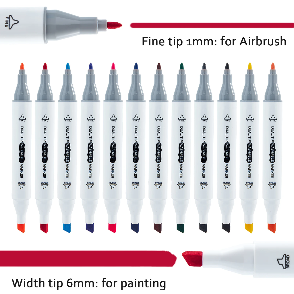 PaintBuddy – Creativo ed educativo – Set da disegno portatile con aerografo