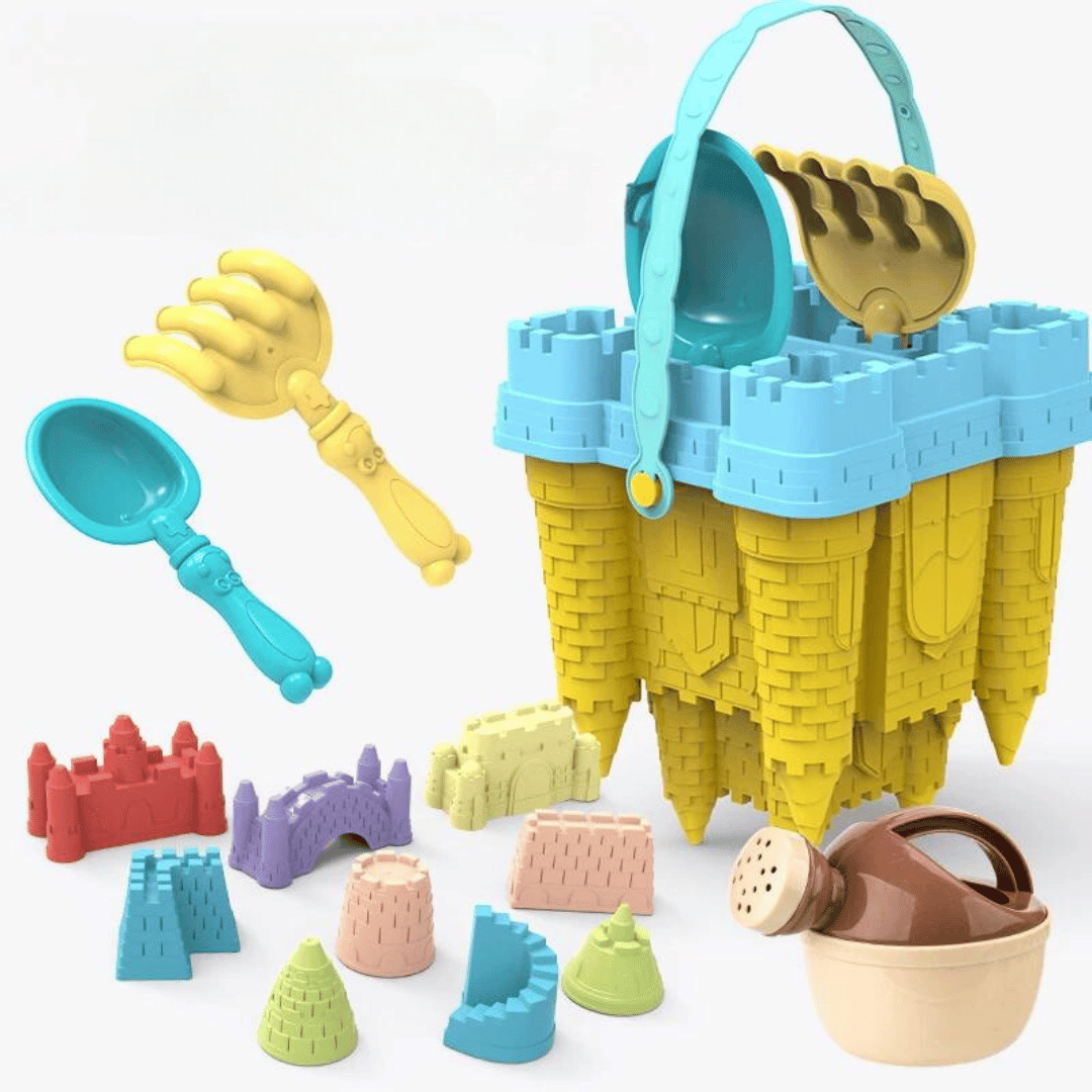 Beach Castle Play Set™ - Divertimento in spiaggia per bambini - Set per castelli di sabbia