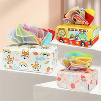 Thumbnail for KleurenKracht – Sviluppo e sensi - Scatola di fazzoletti sensoriali Montessori