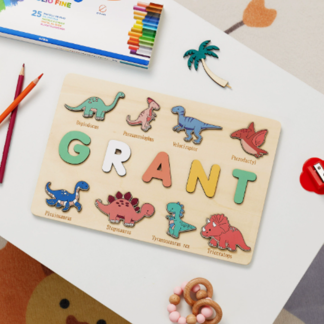 Woods™ - Una tavola con il tuo nome! - Puzzle con lettere