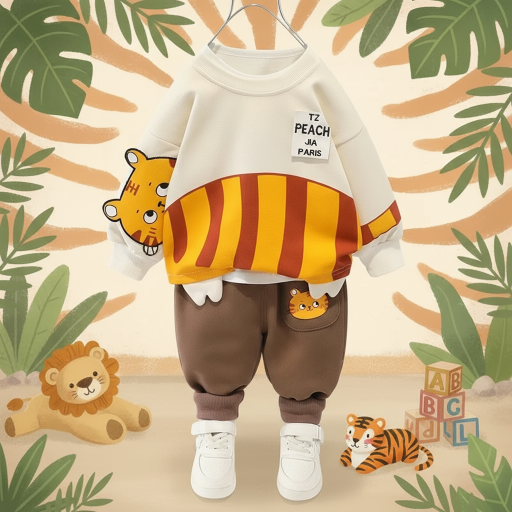 Mini Fashion™ - Caldo e morbido – Set di due capi di abbigliamento per bambini