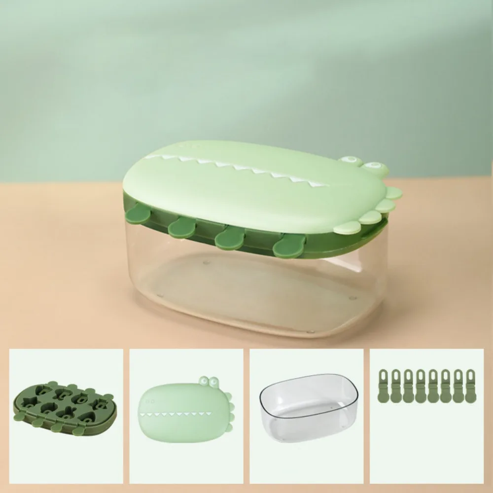 LollyFun – Creativo e pratico – Stampo per ghiaccioli in silicone con contenitore per la conservazione