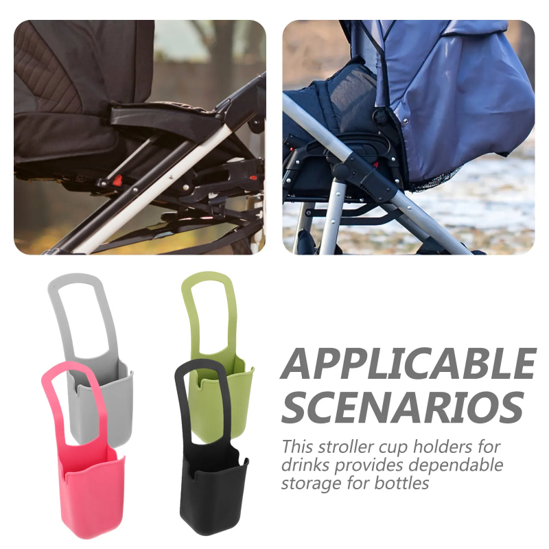 StrollMate – Flessibili e resistenti – Portabicchieri in silicone
