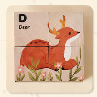 Thumbnail for WoodMind – Creativo e didattico – Puzzle in legno 6 in 1 con animali Montessori