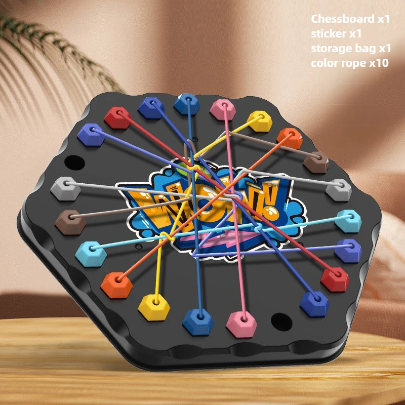 Color Rope Logic Game – Pensare e interagire – Gioco da tavolo