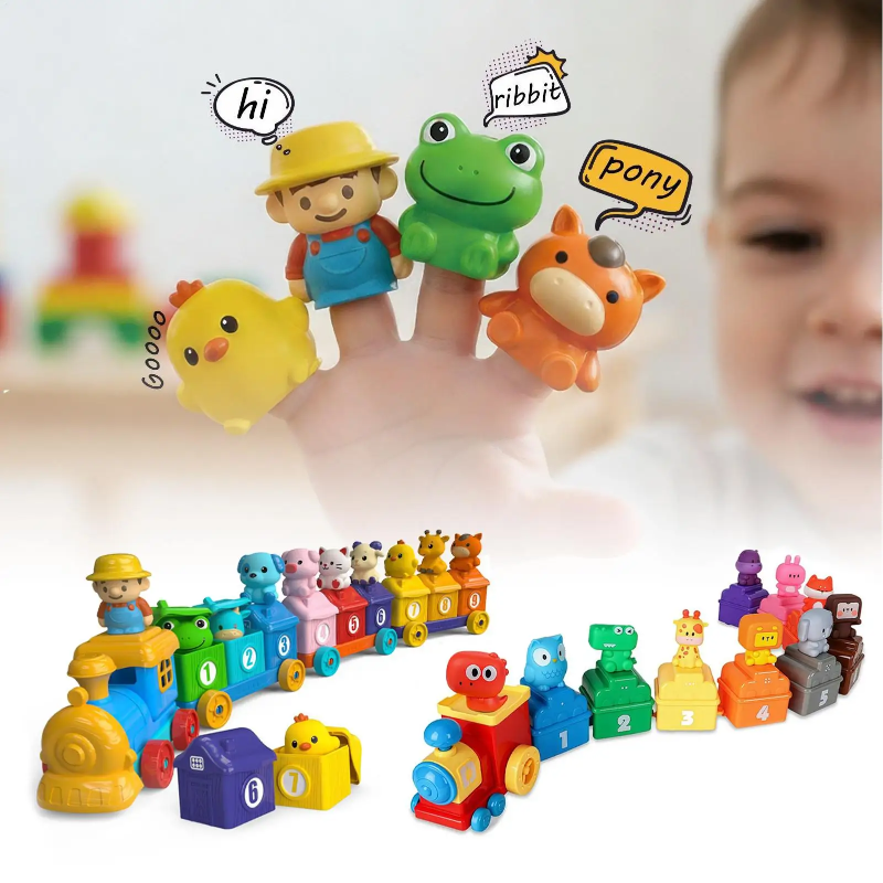 SmartTrain – Educativo e divertente – Set di trenini giocattolo per bambini