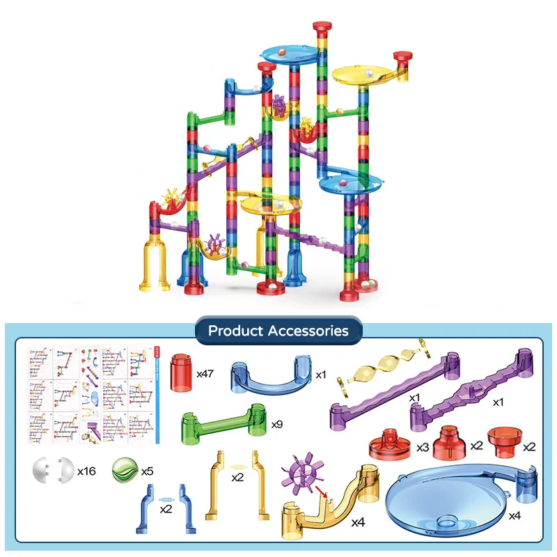 MarbleRun – Sicuro ed educativo - Set di costruzione per binari in marmo