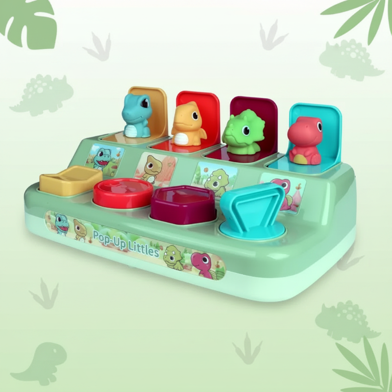 Pop Up Activity Toy – Scoprire e imparare – Giocattoli sensoriali per neonati