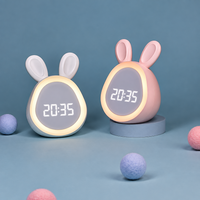 Thumbnail for BunnyGlow – Carino e pratico – Sveglia digitale per bambini con lucina notturna