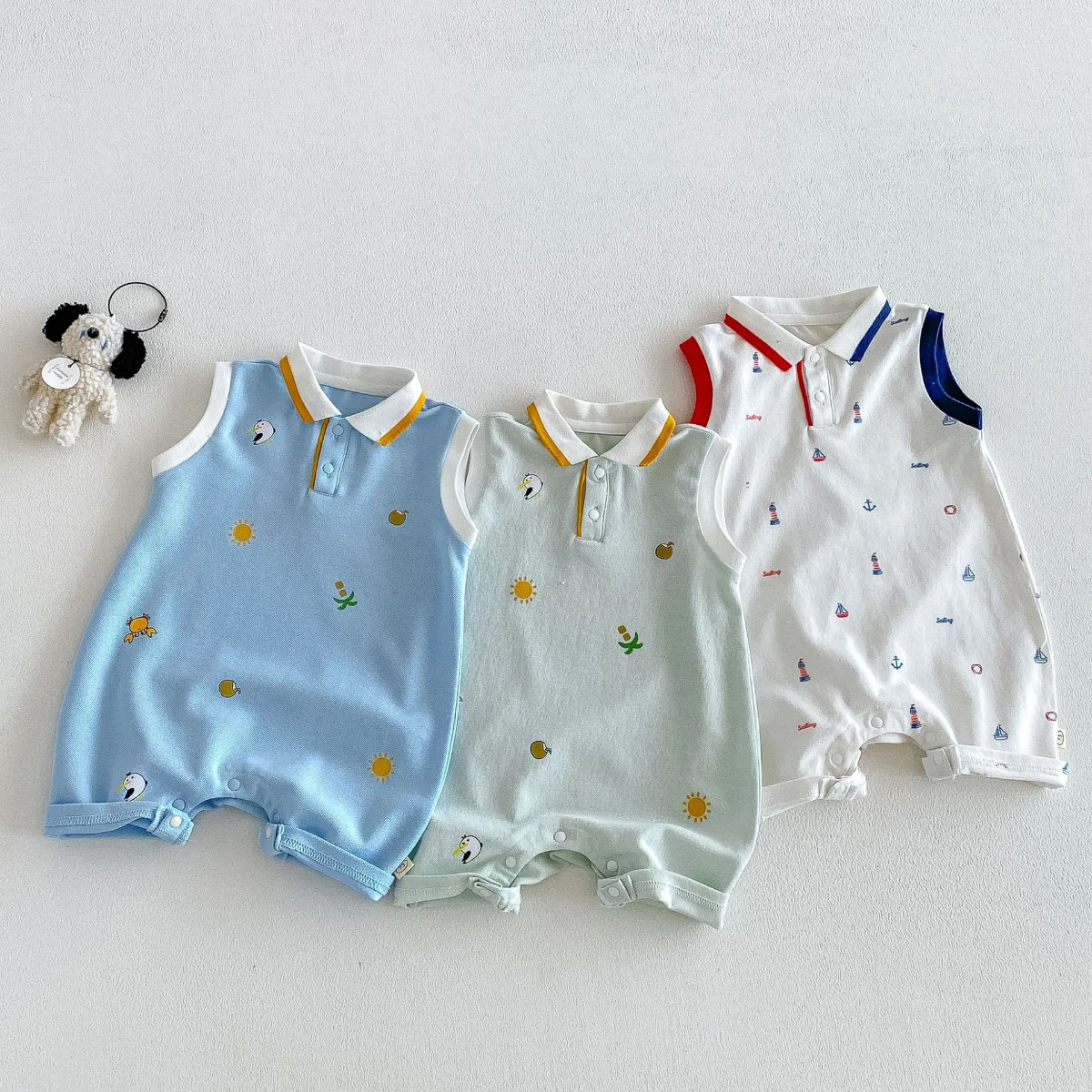 SunnyBaby – Comodo e carino – Body a polo per neonati