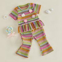 Thumbnail for RainbowBloom – Colorato e carino – Outfit per bambini “Flower Power”