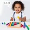 TinyMath – Istruttivo ed educativo – Tavola di calcolo in legno con i numeri