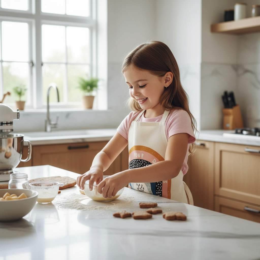 MiniChef™ – Giocoso e antimacchia – Grembiule per bambini