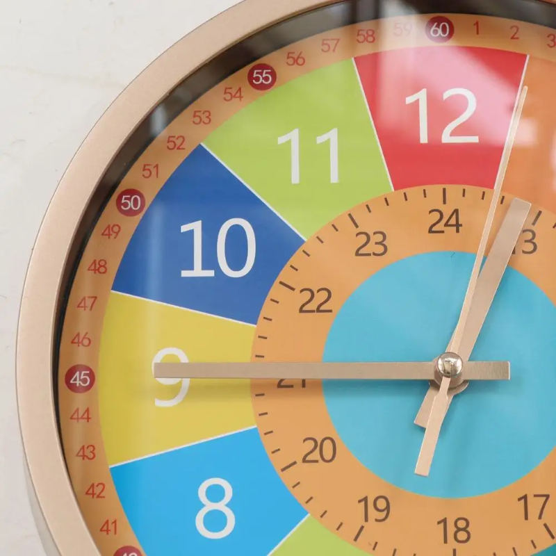 ChildrenTime – Indipendente e silenzioso - Orologio da parete educativo per bambini
