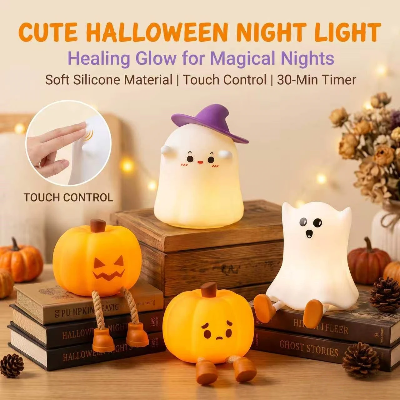 SpookyLamp – Carino e suggestivo – Lucina da notte di Halloween