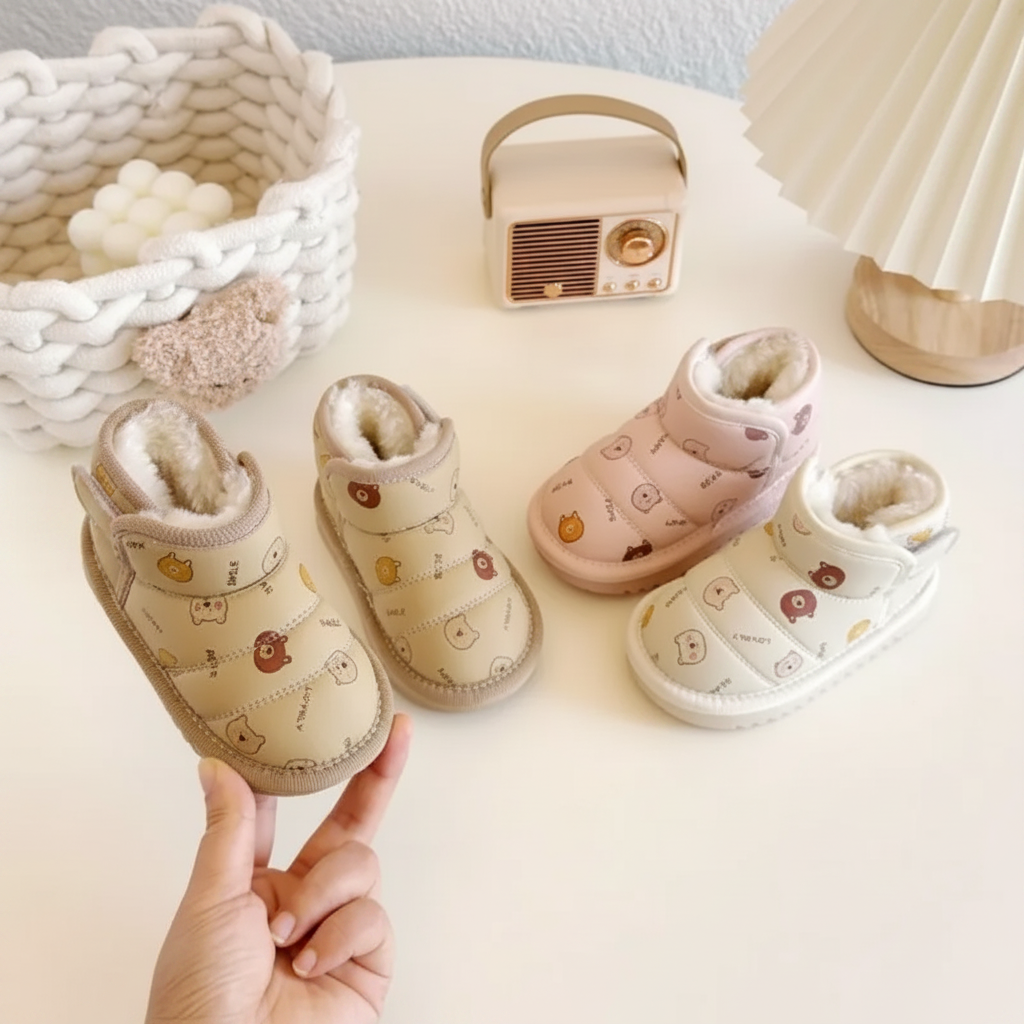 LittleSnow – Calde e carine – Stivaletti per bambini con morbida fodera interna