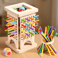 Thumbnail for Wooden Stick Battle Game – Pensare e interagire – Gioco da tavolo strategico