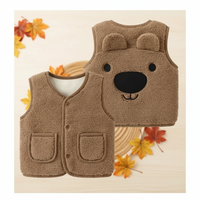 Thumbnail for Baby Bear Fleece Vest – Caldo e morbido – Gilet da bambino con orsacchiotto
