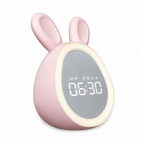 Thumbnail for BunnyGlow – Carino e pratico – Sveglia digitale per bambini con lucina notturna