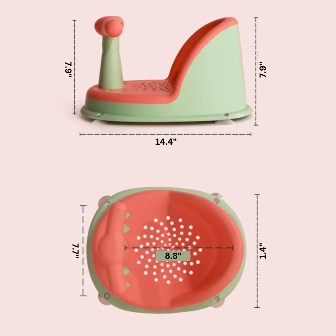 LumaLieve – Sicuro e confortevole – Seggiolino ergonomico per il bagnetto