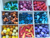 Thumbnail for Rainbow Blocks™ – Divertimento creativo da colorare – Set di giochi da colorare in legno