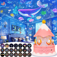 Thumbnail for CosmoGlow – Sognante e creativo – Lampada da notte Galaxy Projector con rotazione a 360°