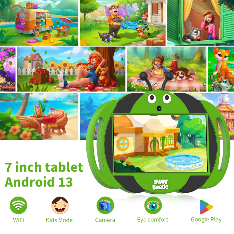 PlayPad – Istruttivo e divertente – Tablet per bambini con custodia antiurto