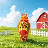 Thumbnail for BubblePals – Allegro e divertente – Mini macchina per bolle antiversamento con motivi di animaletti