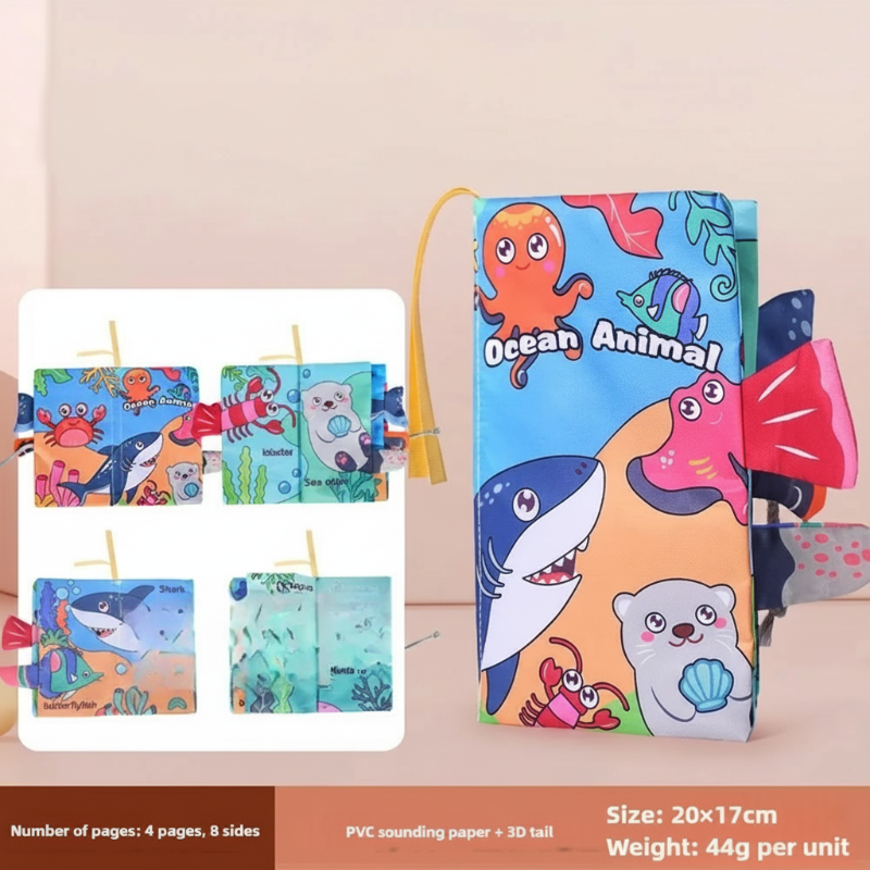 SoftTails – Colorato e sensoriale – Libretto con code per bambini