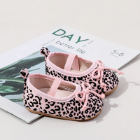 Thumbnail for TinyStyle – Carine ed eleganti – Scarpine da neonato per bambine con stampa leopardata