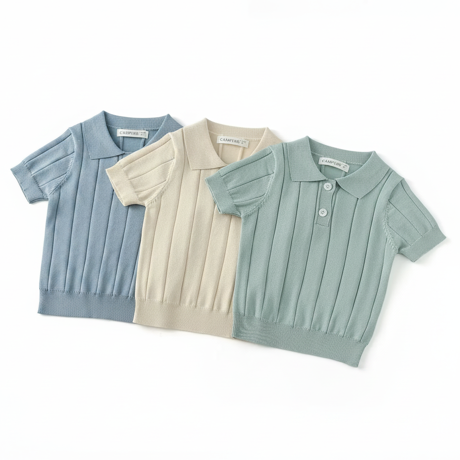 MiniLuxe – Elegante e comoda – Polo in tessuto a maglia