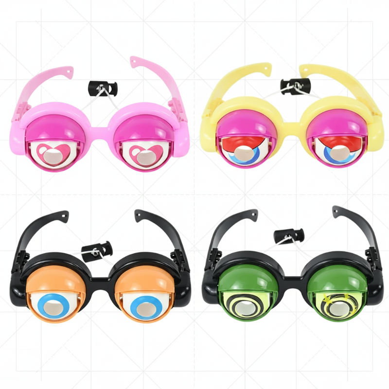 FunGoggles – Divertente e interattivo – Occhiali giocattolo con grandi occhi che sbattono le palpebre