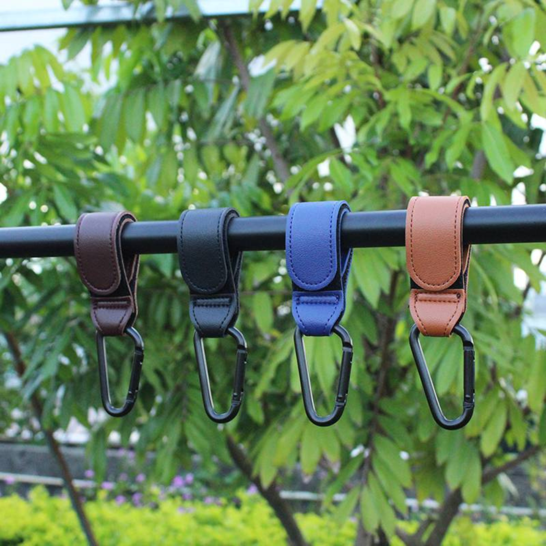 EasyCarry – Sempre organizzati – Set di ganci per passeggini