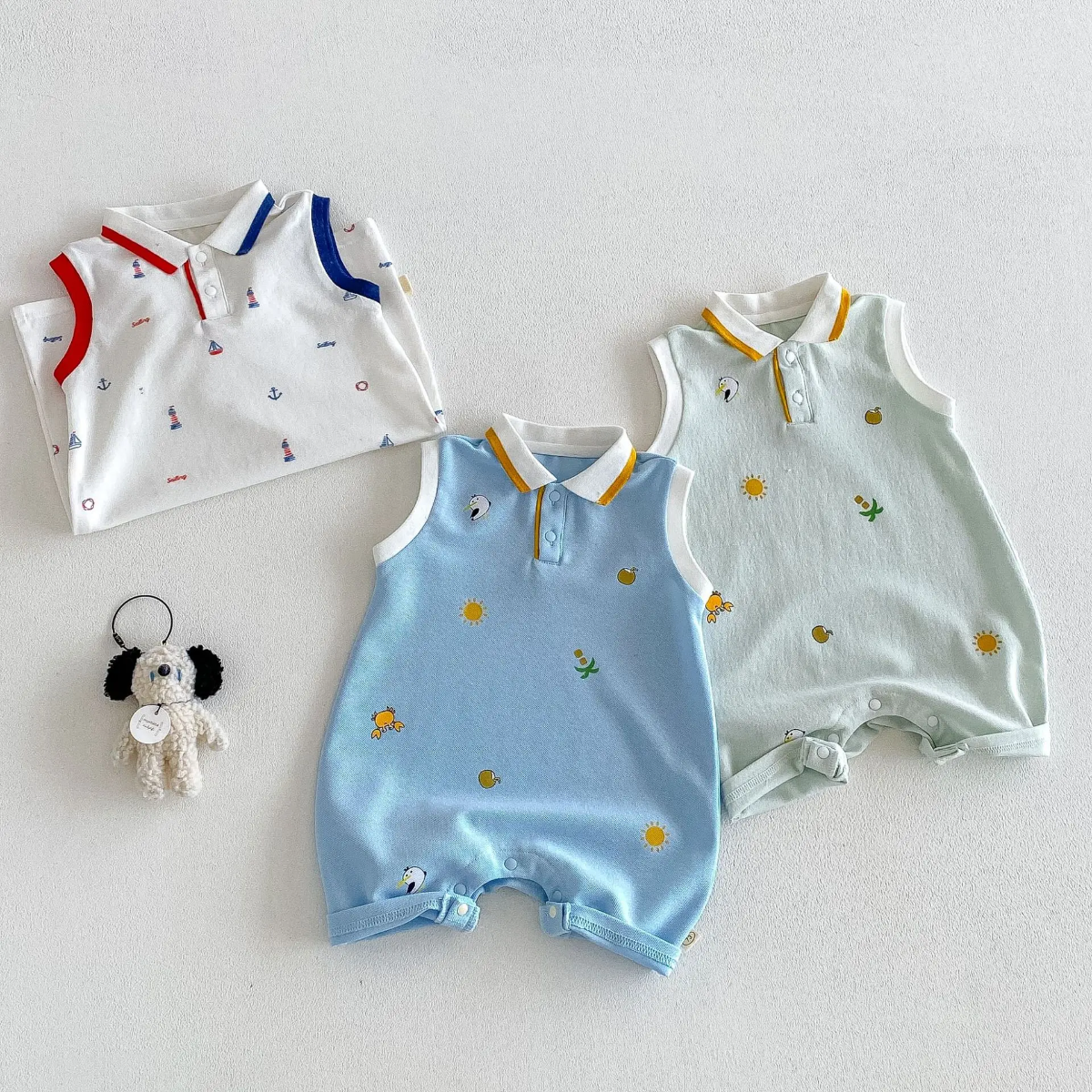 SunnyBaby – Comodo e carino – Body a polo per neonati