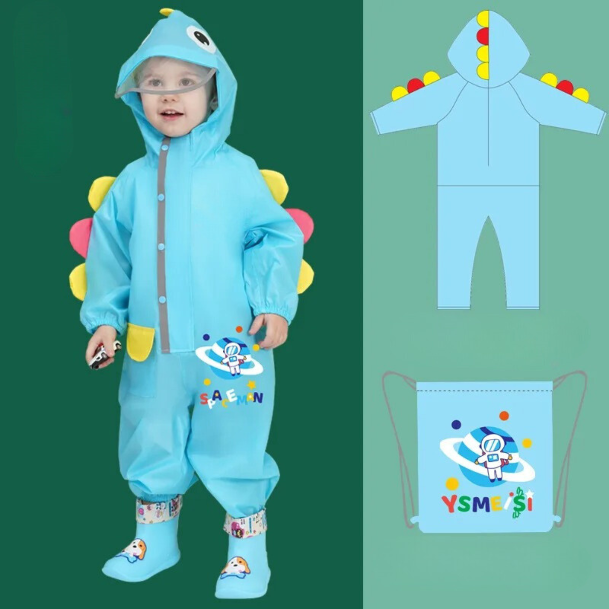 Mini Fashion™ - Poncho fantasia - Impermeabile per bambini